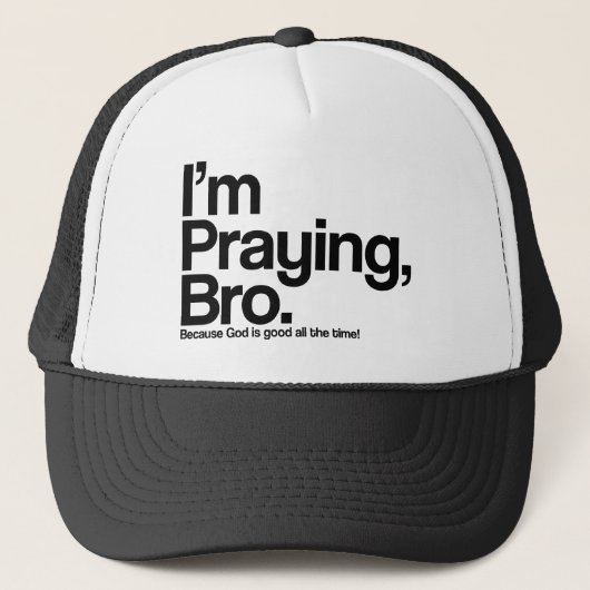 Je prie Bro Casquette chrétien (Devant)