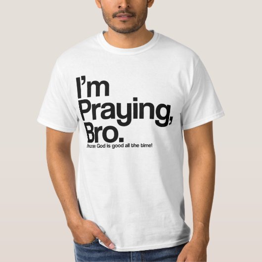 Je prie Bro Christian T-shirt (Devant)