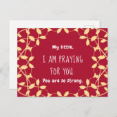 Je prie pour vous - Carte postale (Devant / Derrière)