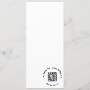 Je QR-code en voorbeeld van een menukaart met aang