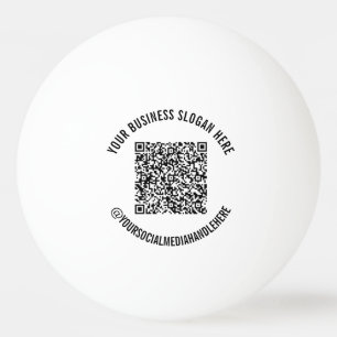 Je QR-code scan en aangepaste tekst Ping Pong Bal Pingpongballen