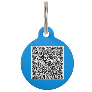Je QR-code scaninformatie Pet ID Tag Voorbeeld Huisdierpenning