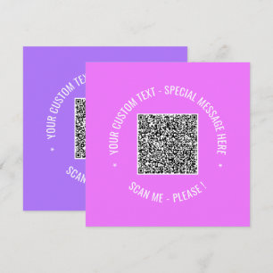 Je QR Code Wenskaart Sjabloon Kies Kleuren
