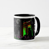 Je regarde la lune de ma tasse de fenêtre (Devant droit)