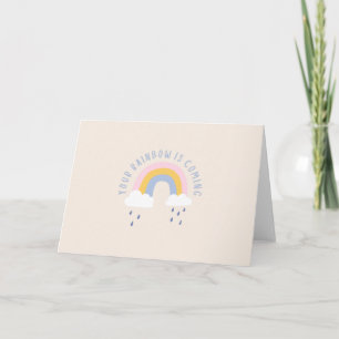 Je Regenboog Komt Gift Zak Kaart