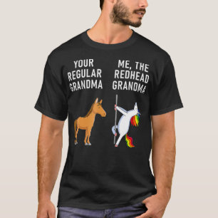 Je reguliere grootmoeder ik de roodkoppaarden.  t-shirt