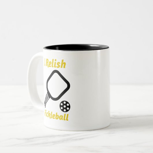 Je Relish Pickleball Coffee Mug (Devant gauche)