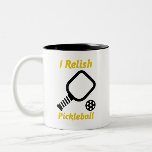 Je Relish Pickleball Coffee Mug (Gauche)