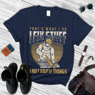 Je répare la chemise T-shirt papa Cadeau de Fê