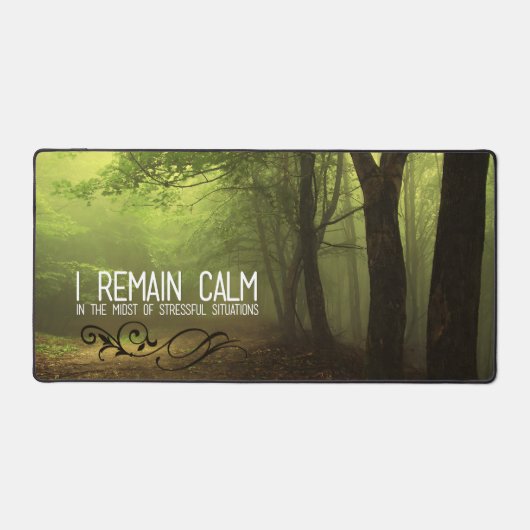 "Je reste calme" Motivation Affirmation (Recto)