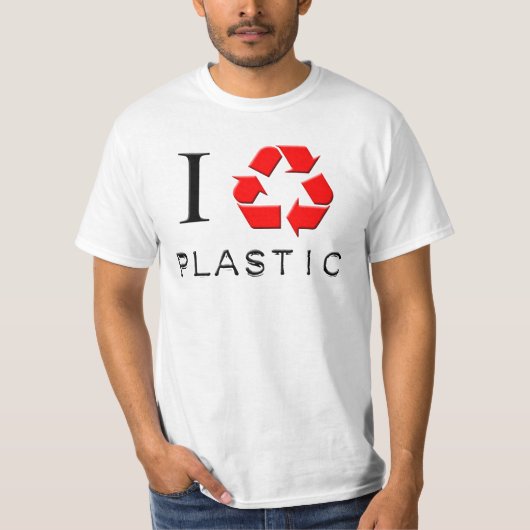 Je réutilise le T-shirt en plastique (Devant)