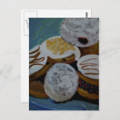 Je rêve de carte postale Donuts (Devant / Derrière)