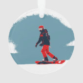 Je rêve de snowboard - Snowboardeur (dos)