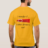 Je rêve de t-shirt moutarde (Dos)