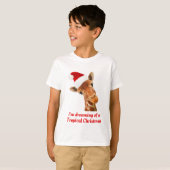 Je rêve d'un Noël tropical | T-shirt (Devant entier)