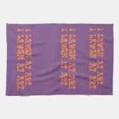 JE RIS de la serviette de cuisine d'ART (Horizontal)