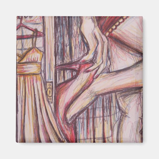 Je rit is hier, schets magneet