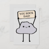 JE ROCK BEDANKKAART (Voorkant / Achterkant)