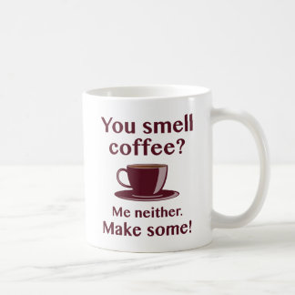 Je ruikt koffie koffiemok