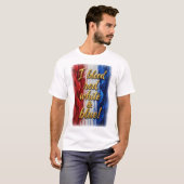 Je saigne rouge blanc & bleu - Tshirt Unisexe (Devant entier)