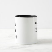 "Je sais ce qu'est une femme" Mug (Centre)
