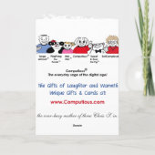 Je sais que cette carte d'anniversaire est tardive (Dos)