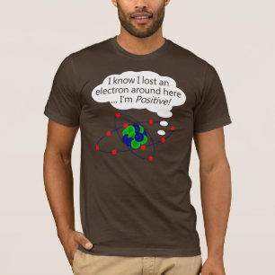 Je sais que j'ai perdu un T-shirt d'électron