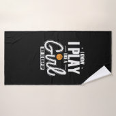 Je sais que je joue comme une fille Essayez de gar (Serviette de bain)