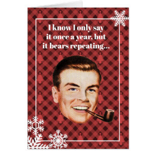 Je sais que je le dis seulement une fois par an...