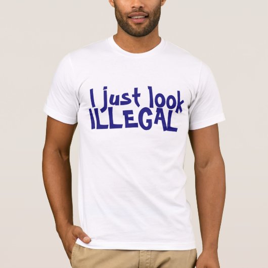 JE SEMBLE JUSTE LE T-SHIRT ILLÉGAL (Devant)
