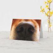 Je Sens Du Gâteau, Du Chien, Carte De Voeux D'Anni (Fleur jaune)