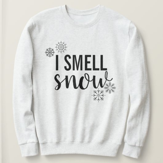 Je sens le Sweatshirt de neige (Design devant)