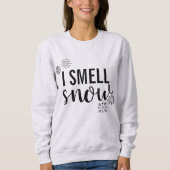 Je sens le Sweatshirt de neige (Devant)