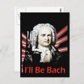 Je serai Bach Carte Postale (Devant / Derrière)