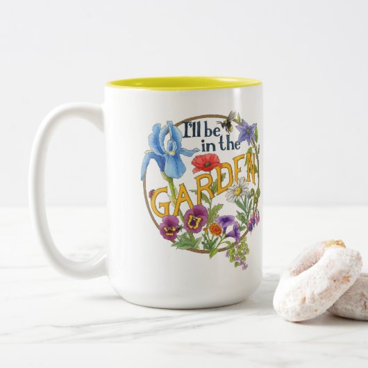 Je serai dans la tasse du jardin (Avec donut)