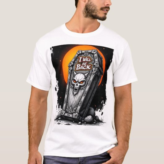 Je serai de retour T-shirt (Devant)