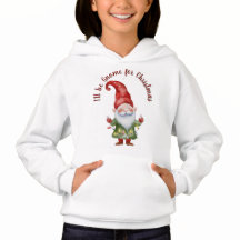 Je serai Gnome pour le sweat-shirt à aquarelle de