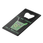 Je serai là dans une citation de cocktail mojito d (Devant Angle)