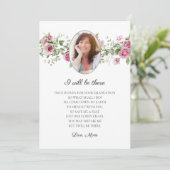 Je Serai Là Rose Maman Carte Graduelle Memorial (Debout devant)