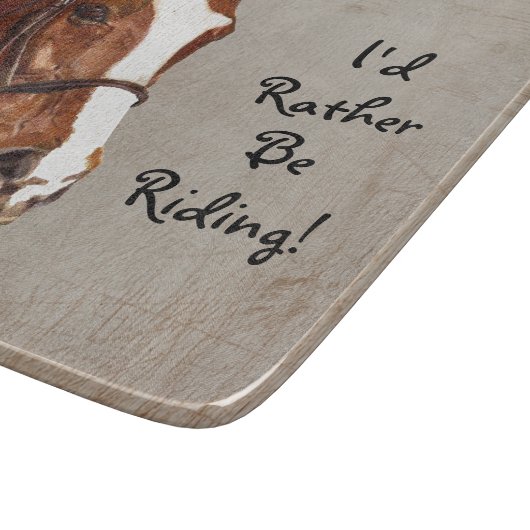 Je serais plutôt planche à découper de cheval (Coin)