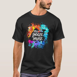 Je slaapt, je stoot Plezierig Paintball Geschenk M T-shirt