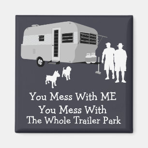 ... Je slaat met het hele treilpark Magnet. Magneet