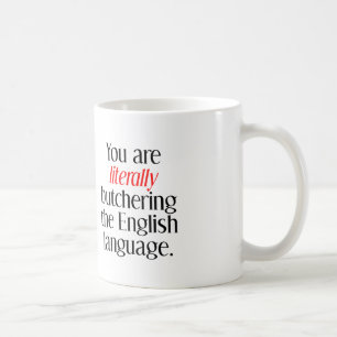 Je slacht de Engelse taal letterlijk af Koffiemok