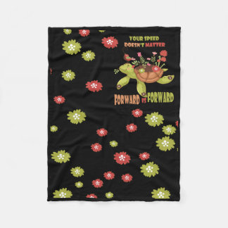 Je snelheid gaat niet vooruit is voorwaartse Stick Fleece Deken