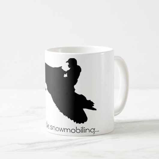 Je snowmobiling plutôt… la tasse (Devant droit)
