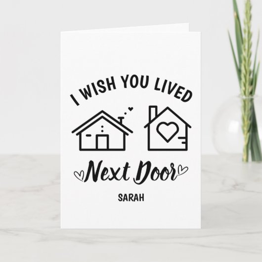 Je souhaite que vous viviez la carte à côté (Devant)