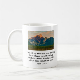 Je soulève mes yeux à la tasse de collines