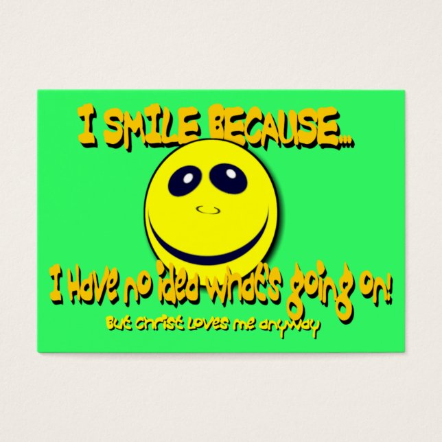 JE SOURIS PARCE QUE... Cartes de traçage / (Devant)