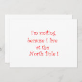 Je souris parce que - invitations (Devant / Derrière)