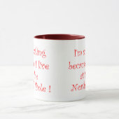 Je souris parce que - mug (Centre)